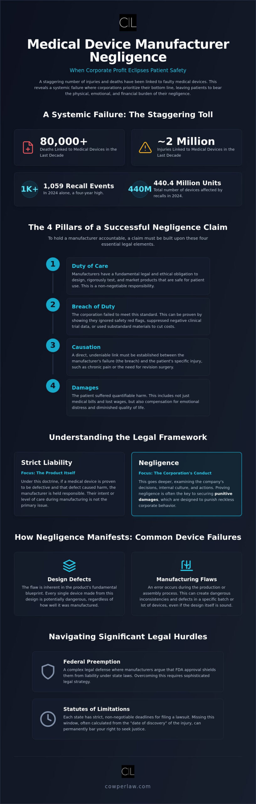 Medical Device Manufacturer Negligence: A Patient’s Guide to Accountability