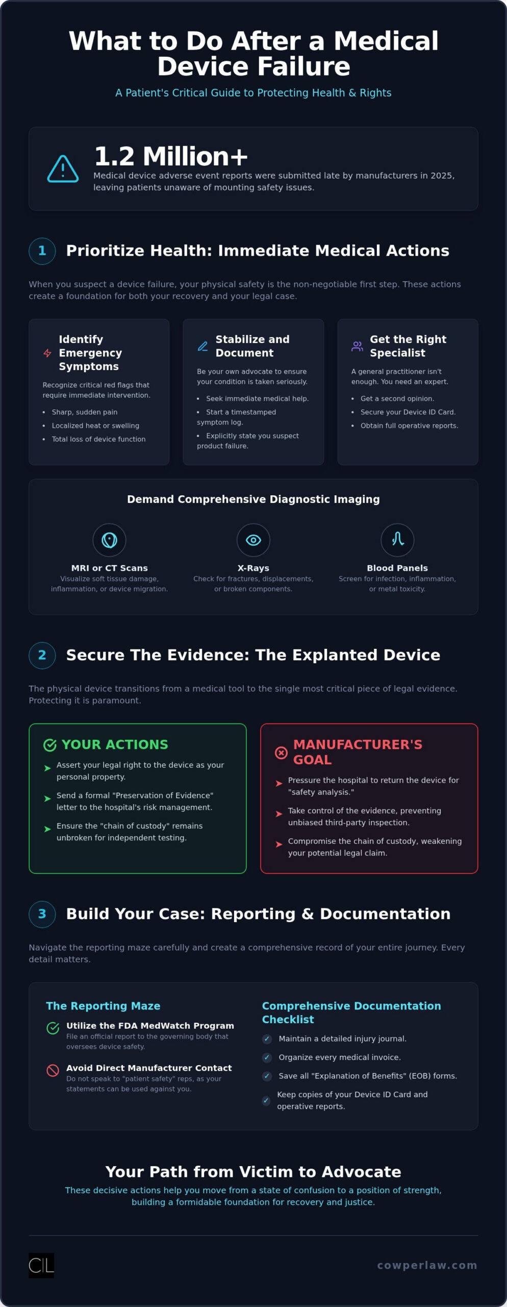 Medical Device Failure: Patient Checklist